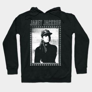 Janet Jackson  /// 80s Vintage Faded Style Design Hoodie